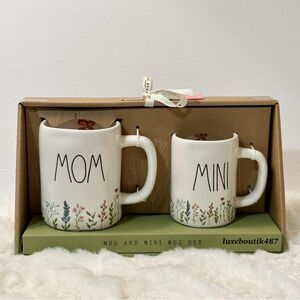 Rae Dunn MOM & MINI Mug SET Gift Set Cute Gift For Mother Daughter